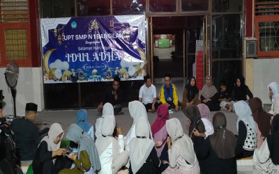 GEMA TAKBIR DI SEKOLAH: HANGATNYA KEBERSAMAAN OSIS UPT SMP NEGERI 1 BANGILAN SAMBUT IDUL ADHA 2026