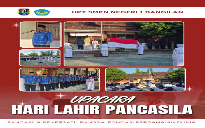 Peringati Hari Lahir Pancasila 2026, UPT SMPN 1 Bangilan Teguhkan Semangat Pemersatu Bangsa dan Perdamaian Dunia